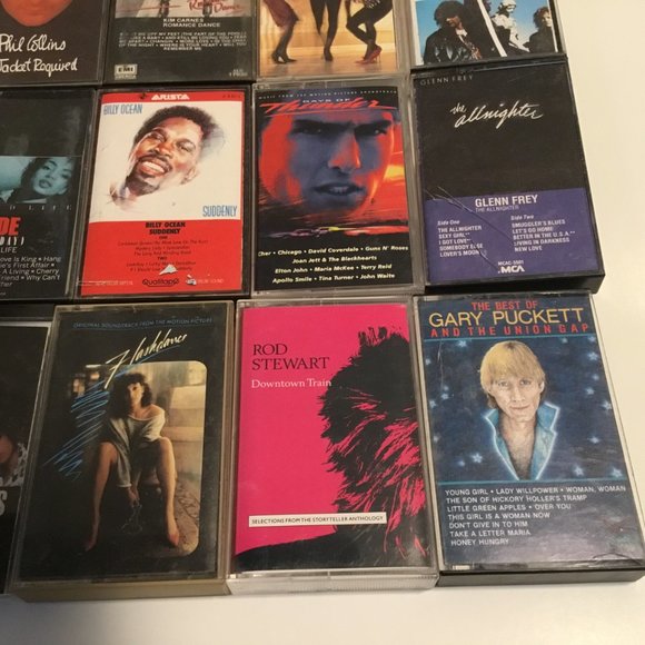 70's And 80's Rock Cassette Tape Lot Of 18: Phil Colins, Sade, Rod Stewart, MORE - Picture 4 of 6